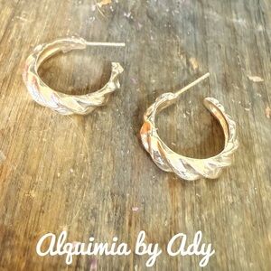 Alquimia Twisted Gold Earrings